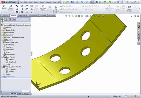 solidworks sheet metal curve|solidworks sheet metal curved bend.